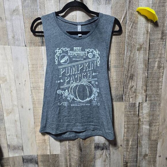 Next Level Apparel Cinderella Enchanted Pumpkin Patch Festival Muscle Tee - Picture 1 of 5